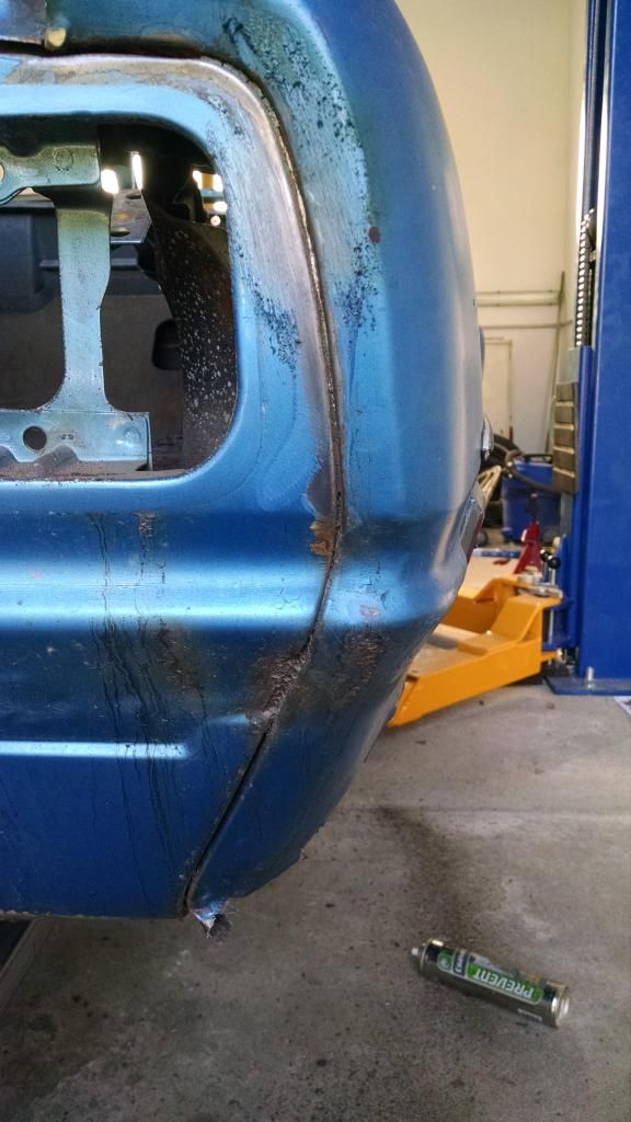 67 Vert quarter panel removal help Team Camaro Tech